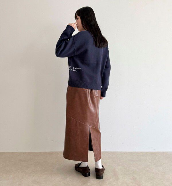 fredy emue「メッセージニットカーディガン」|カーディガン|