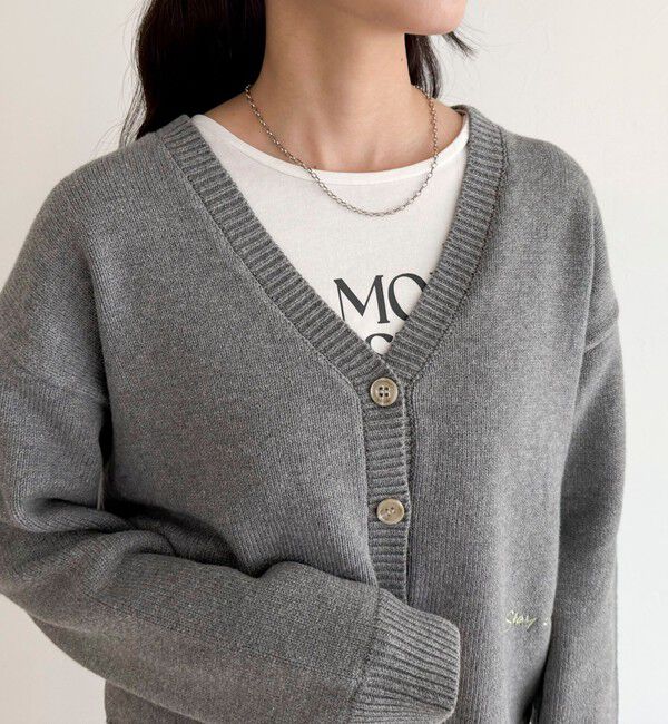 fredy emue「メッセージニットカーディガン」|カーディガン|