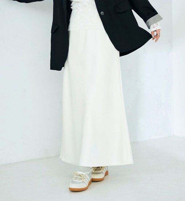 fredy emue「ヘビーサテンバイアススカート」|スカート|
