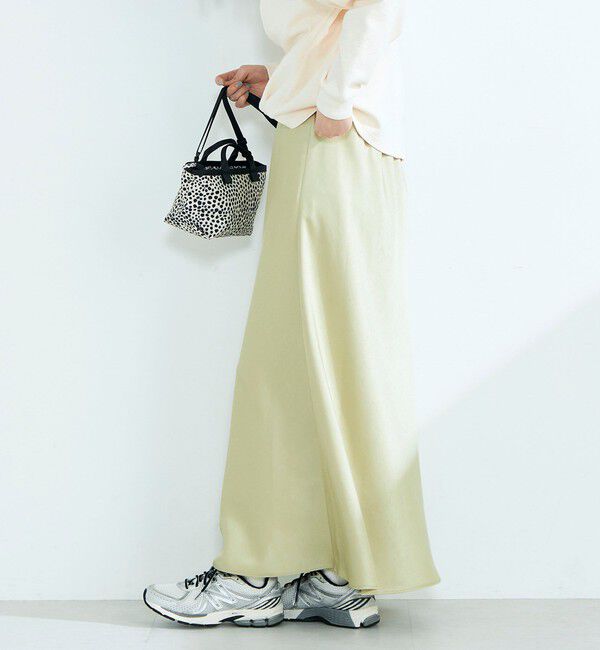 fredy emue「ヘビーサテンバイアススカート」|スカート|