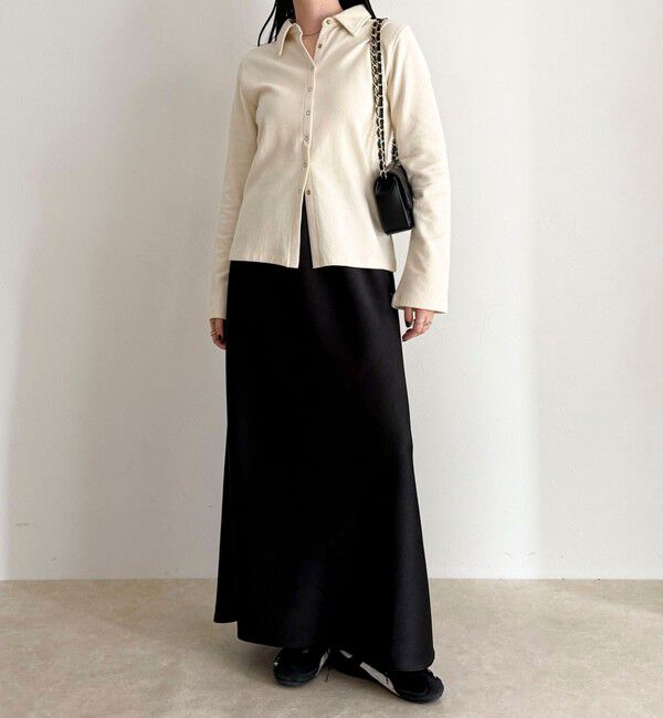 fredy emue「ヘビーサテンバイアススカート」|スカート|