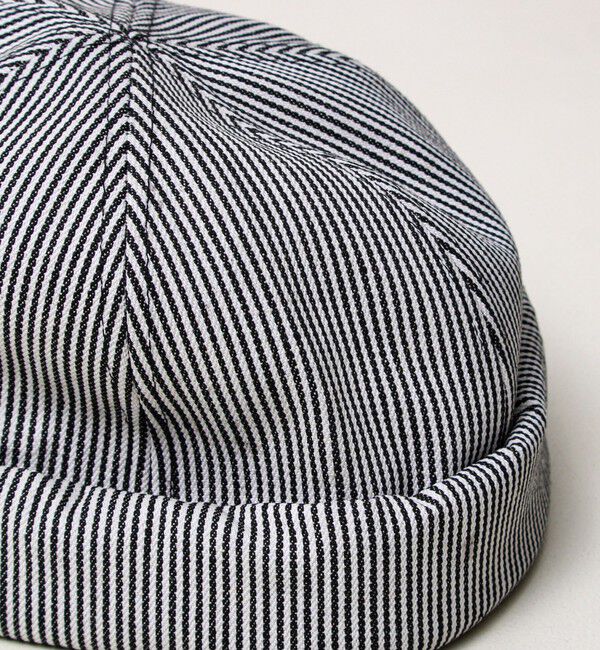 GLOSTER「DENIM /HICKORY ROLL CAP フィッシャーマンキャップ」|キャップ・キャスケット|