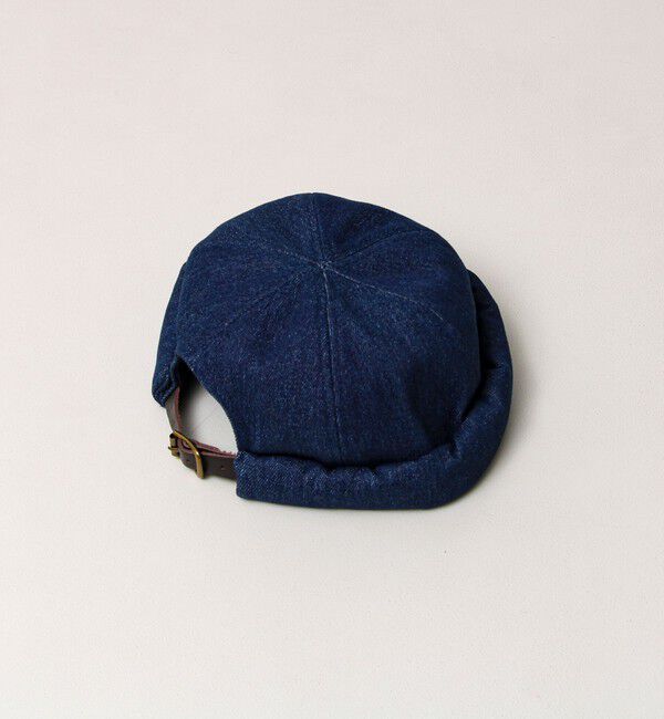 GLOSTER「DENIM /HICKORY ROLL CAP フィッシャーマンキャップ」|キャップ・キャスケット|インディゴブルー