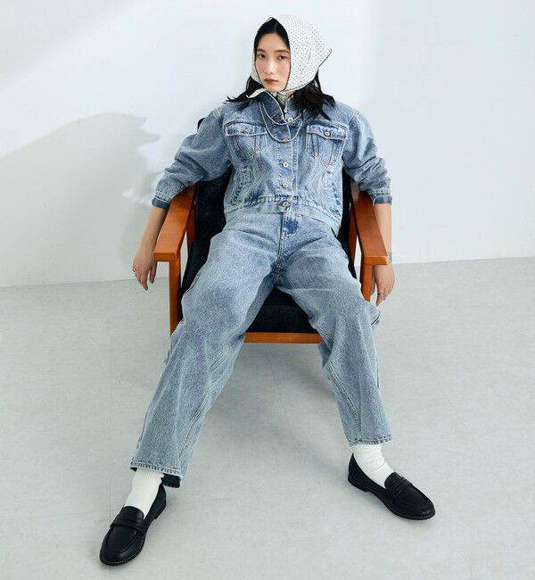 fredy emue「《セットアップ対応》コンパクトデニムジャケット」|デニムジャケット|