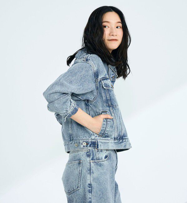 fredy emue「《セットアップ対応》コンパクトデニムジャケット」|デニムジャケット|