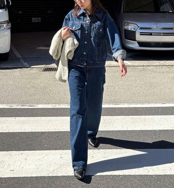 fredy emue「《セットアップ対応》コンパクトデニムジャケット」|デニムジャケット|