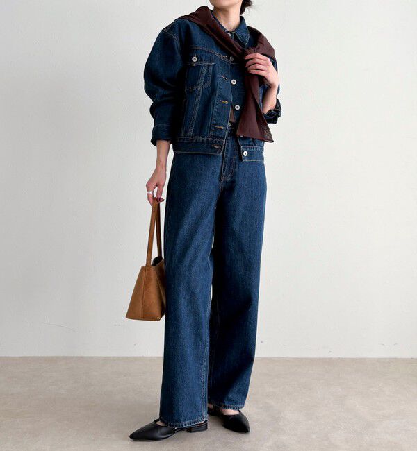 fredy emue「《セットアップ対応》コンパクトデニムジャケット」|デニムジャケット|