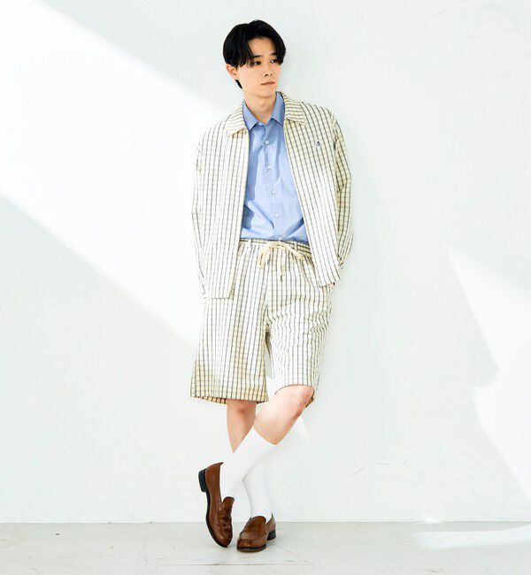 GLOSTER「【GEVACO/ゲバコ】ジップアップ シャツジャケット」|ブルゾン・スタジャン|