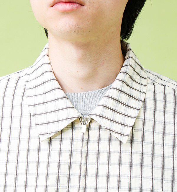 GLOSTER「【GEVACO/ゲバコ】ジップアップ シャツジャケット」|ブルゾン・スタジャン|