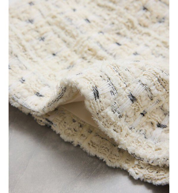 VIS「【WEB限定】ノーカラーツイードジレ」|ベスト・ジレ|