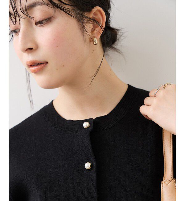 VIS「パールボタンカーディガン」|カーディガン|