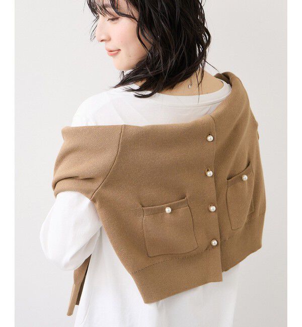 VIS「パールボタンカーディガン」|カーディガン|