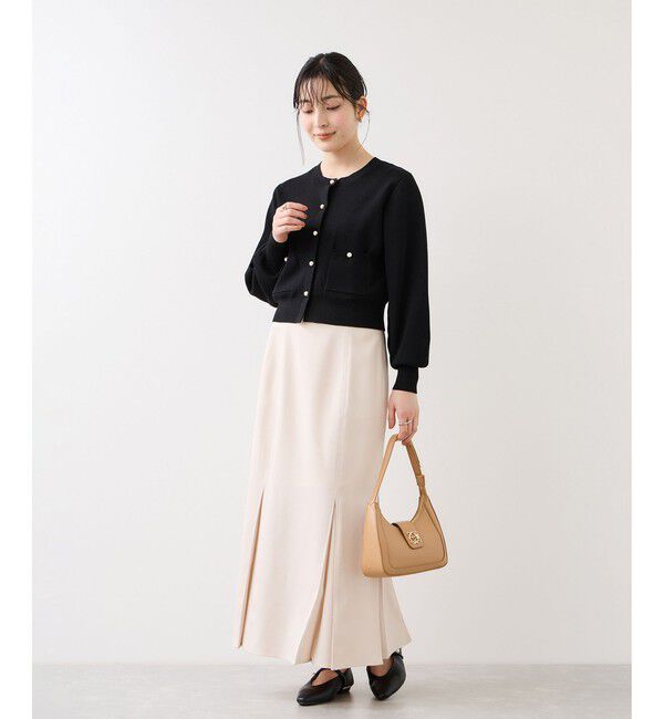 VIS「パールボタンカーディガン」|カーディガン|