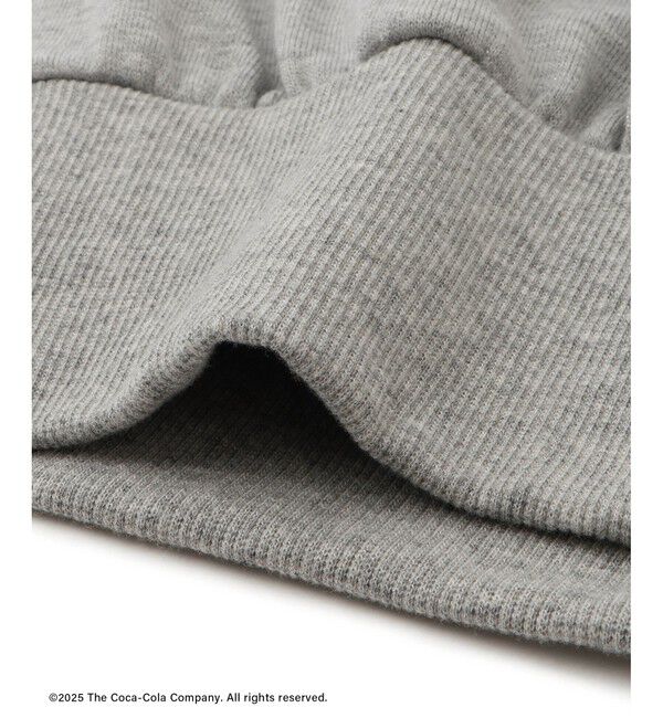 Rope&rsquo;Picnic「【Coca-Cola】【汗染み加工・セットアップ対応】ラメ入りミニ裏毛フレンチスリーブTシャツ」|Tシャツ・カットソー|