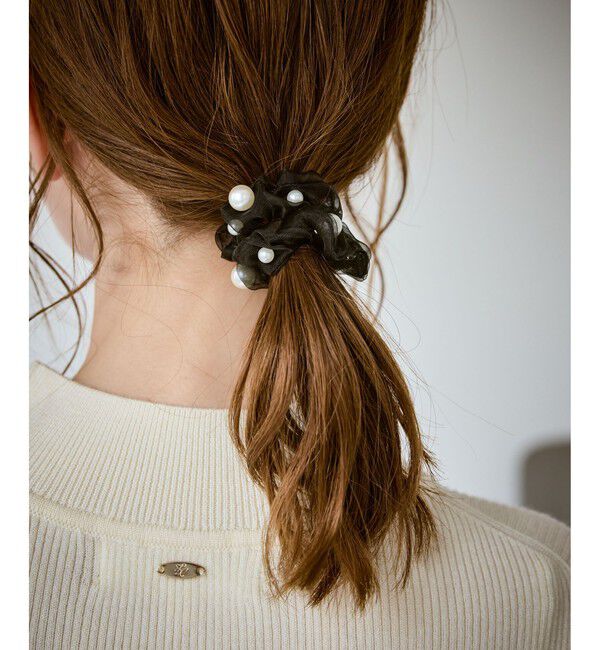 ROPE PICNIC PASSAGE「キラキラパールミニシュシュセット」|ヘアゴム・シュシュ|