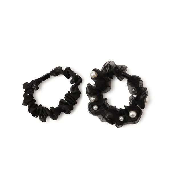 ROPE PICNIC PASSAGE「キラキラパールミニシュシュセット」|ヘアゴム・シュシュ|