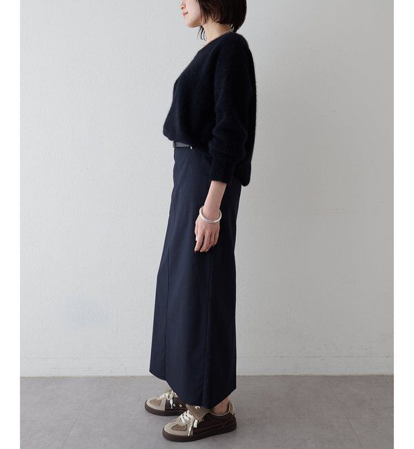  「フォックスウール Vネックプルオーバー」|ニット・セーター|