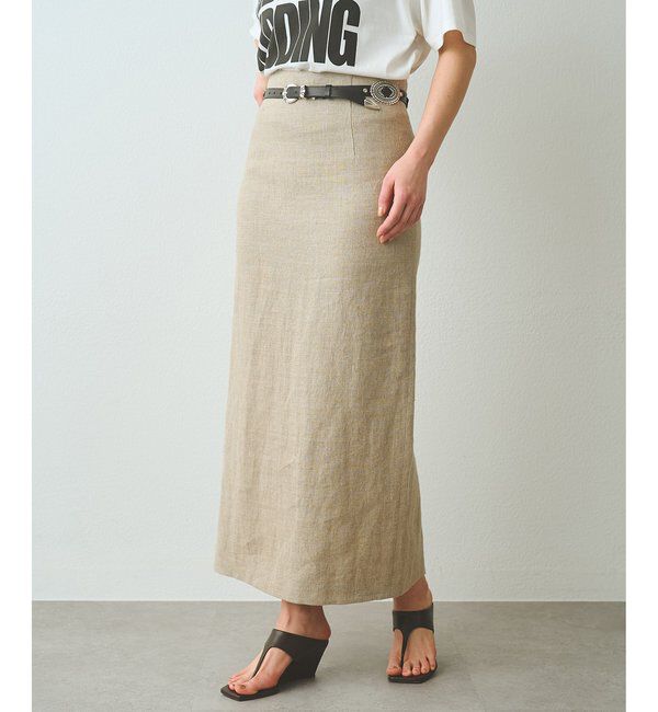  「リネンスカート」|スカート|