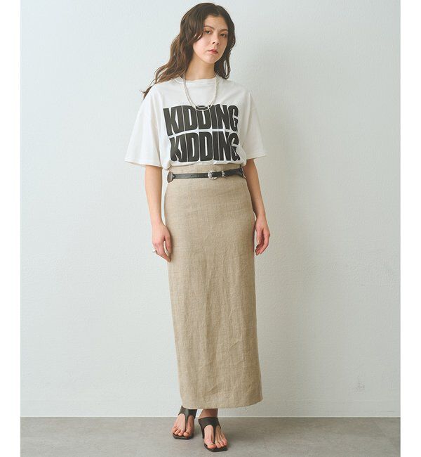  「リネンスカート」|スカート|