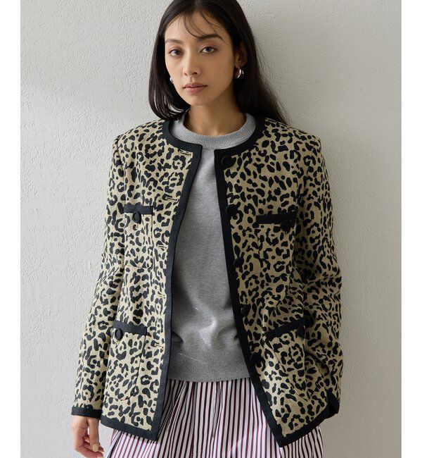  「リネンレオパードジャケット」|その他|