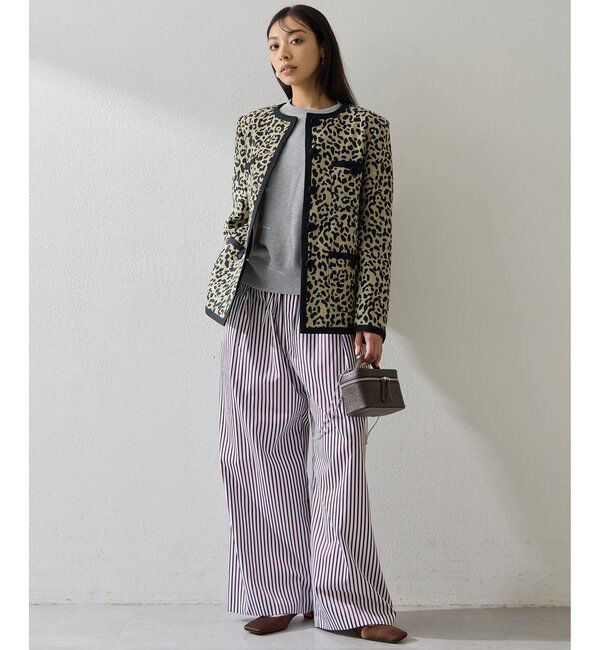  「リネンレオパードジャケット」|その他|