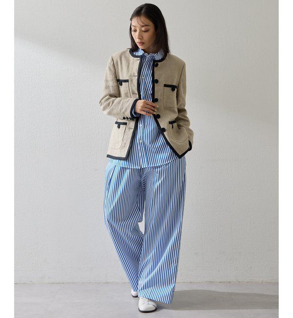  「リネンパイピングジャケット」|その他|