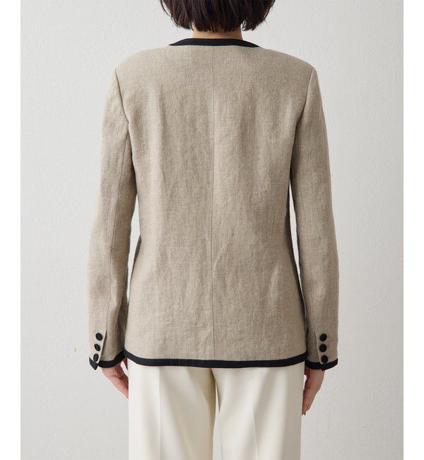  「リネンパイピングジャケット」|その他|
