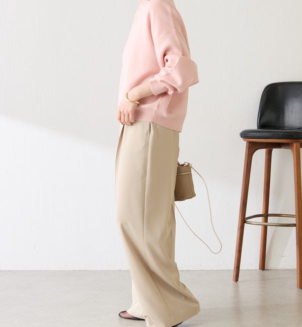  「ジップスウェットライクニット」|ニット・セーター|