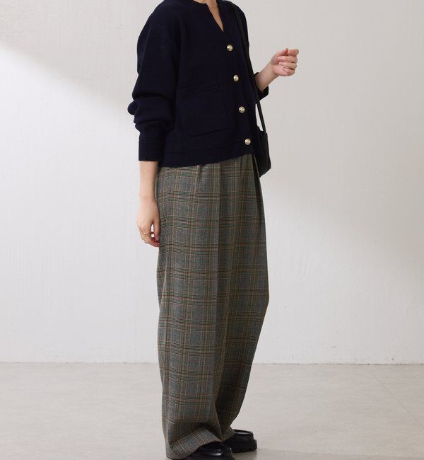  「スキッパースウェットライクカーディガン」|ニット・セーター|