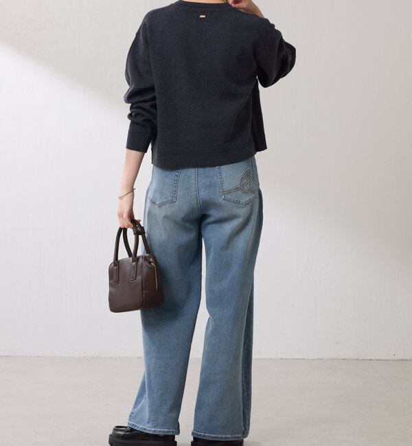  「スキッパースウェットライクカーディガン」|ニット・セーター|