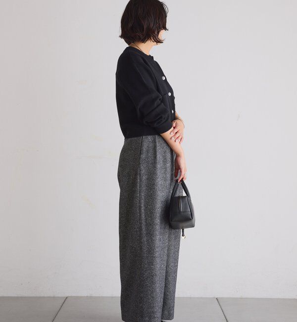  「スキッパースウェットライクカーディガン」|ニット・セーター|