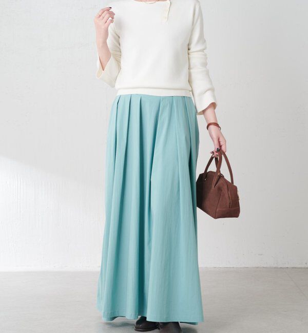  「スロープボタンニット」|ニット・セーター|