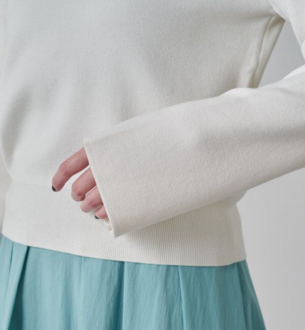  「スロープボタンニット」|ニット・セーター|