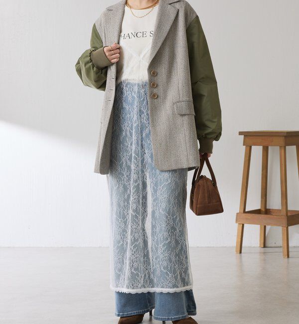  「2WAYレースキャミワンピース」|ワンピース|