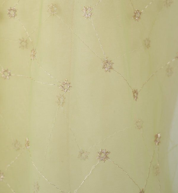  「チュール刺繍ワンピース」|ワンピース|