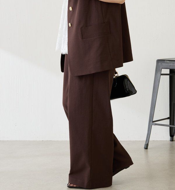  「シェルタリング3タックパンツ」|チノ|