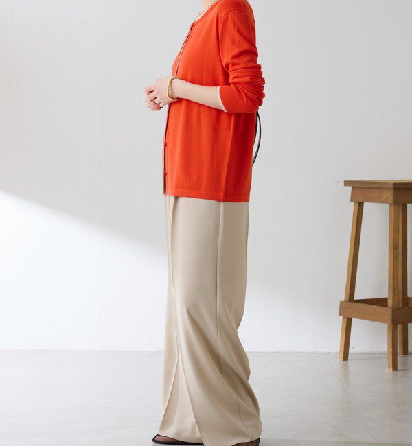  「レイヤード風クルーネックカーディガン」|ニット・セーター|