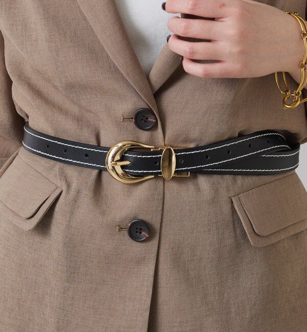  「リバーシルステッチベルト」|ベルト|