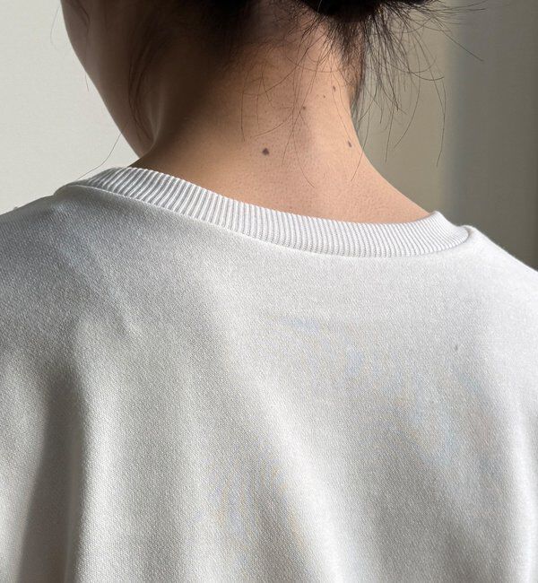  「【WEB限定】フラワーチュール切替裏毛プルオーバー」|Tシャツ・カットソー|