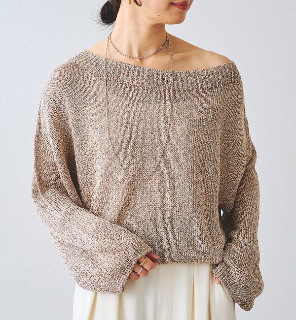  「【アレンジして楽しめる】ボールチェーンロングネックレス」|ブローチ・コサージュ|