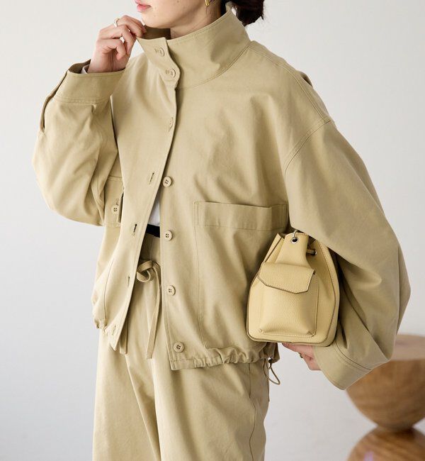  「予約【A・MONN(アモン)】ミリタリースタンドシャツ」|シャツ・ブラウス|