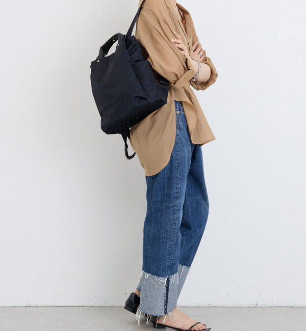  「ナイロンジャガード2ハンドルリュックサック」|リュック|