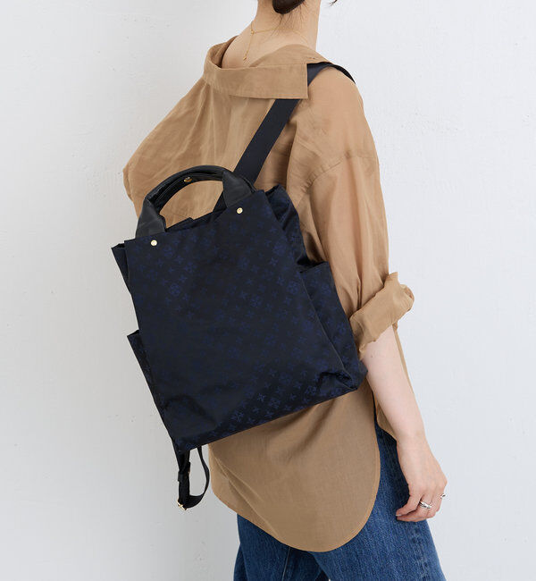  「ナイロンジャガード2ハンドルリュックサック」|リュック|