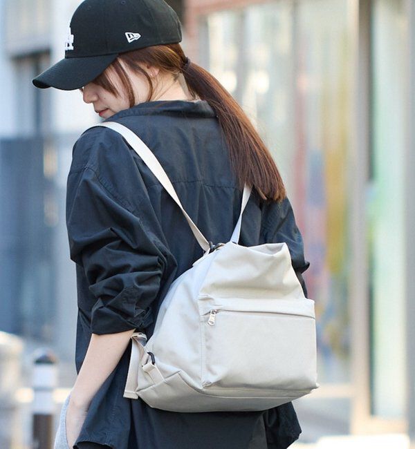  「コーデュラナイロン2WAYリュックサック」|リュック|グレージュ