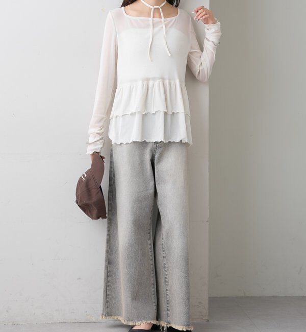  「26SSドットティアードプルオーバー」|Tシャツ・カットソー|