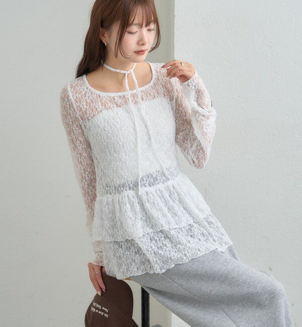  「26SSドットティアードプルオーバー」|Tシャツ・カットソー|