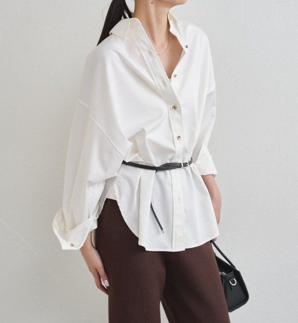  「サテンBIGシャツ」|シャツ・ブラウス|