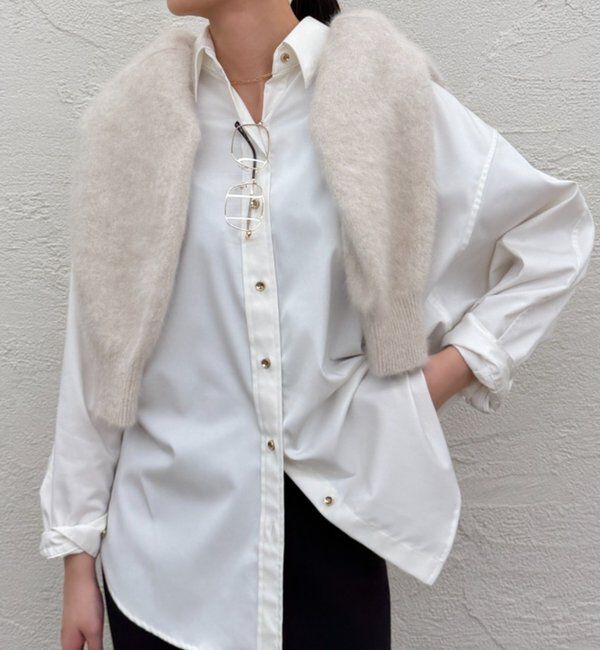  「サテンBIGシャツ」|シャツ・ブラウス|