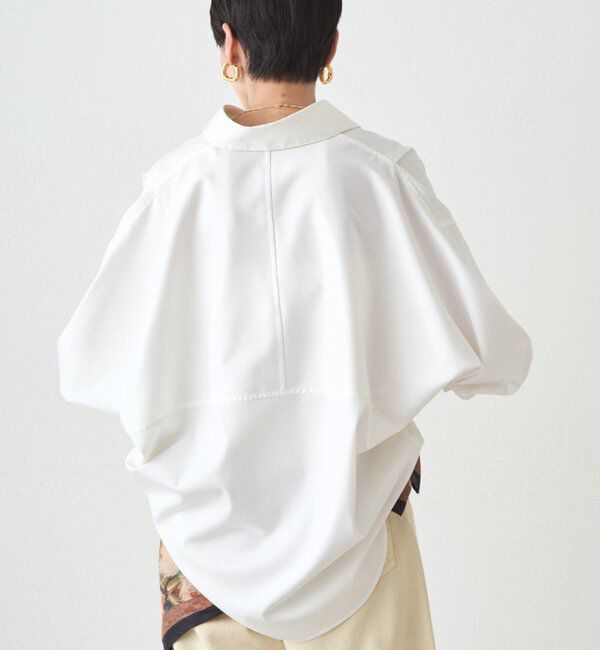  「サテンBIGシャツ」|シャツ・ブラウス|