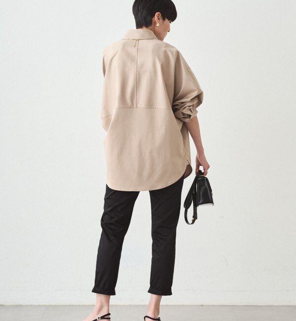  「サテンBIGシャツ」|シャツ・ブラウス|